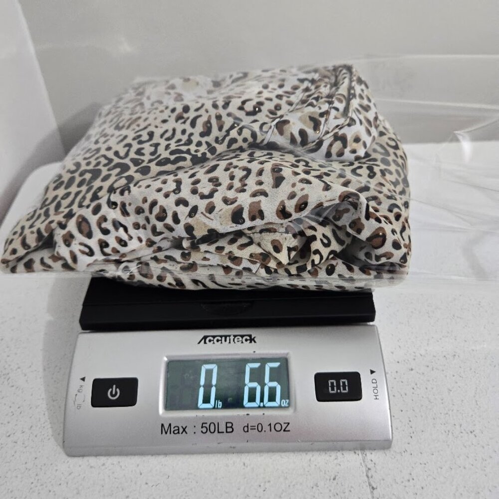 Maggie Barnes Womens Button Up Animal Print Top Size 3X Leopard Mob Wife Office - Picture 10 of 10